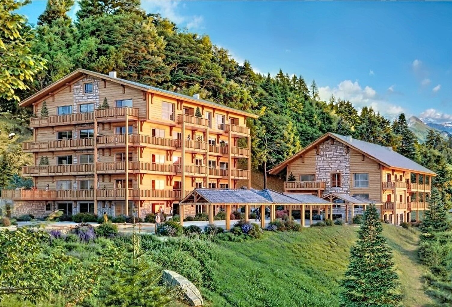 LES GETS , Appartement standing ,2 pièces 49 m2 , 603 000 euros  1h15 de Genève , 2h20 de Lyon — photo 1