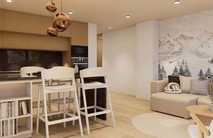 LES GETS , Appartement standing ,2 pièces 49 m2 , 603 000 euros  1h15 de Genève , 2h20 de Lyon — photo 3