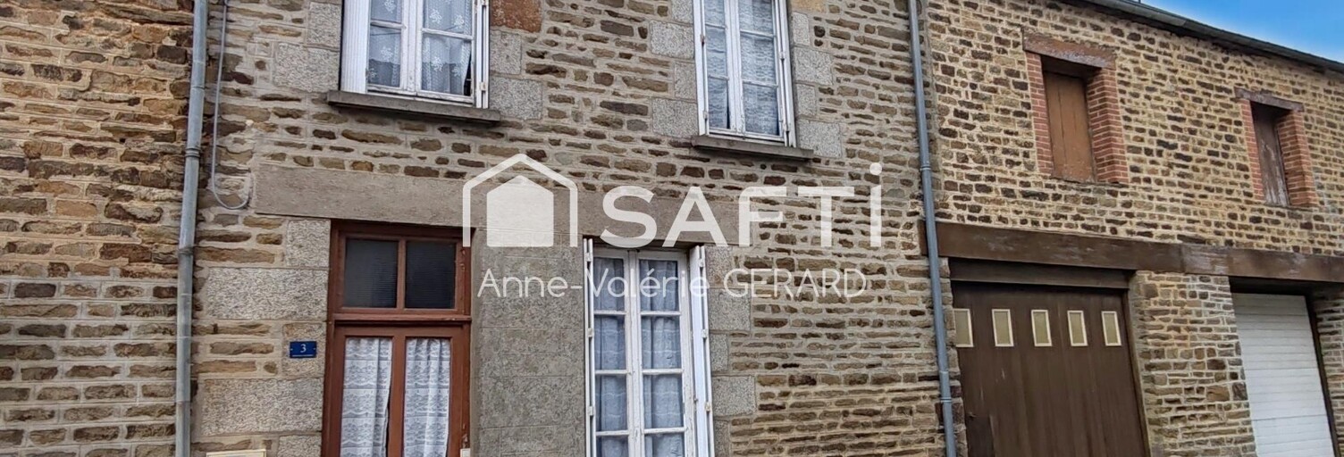 Maison 3 Pièces 58 m² à vendre à Fougerolles-du-Plessis (53190)