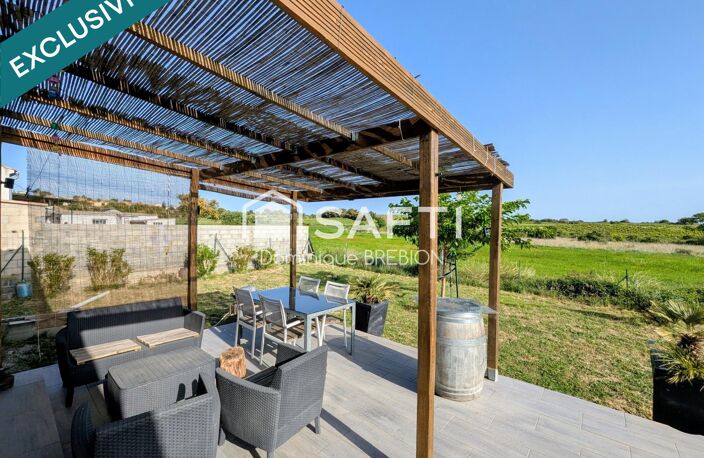 Vue vignes, villa plain-pied 137 m², 4 ch et bureau — photo 3
