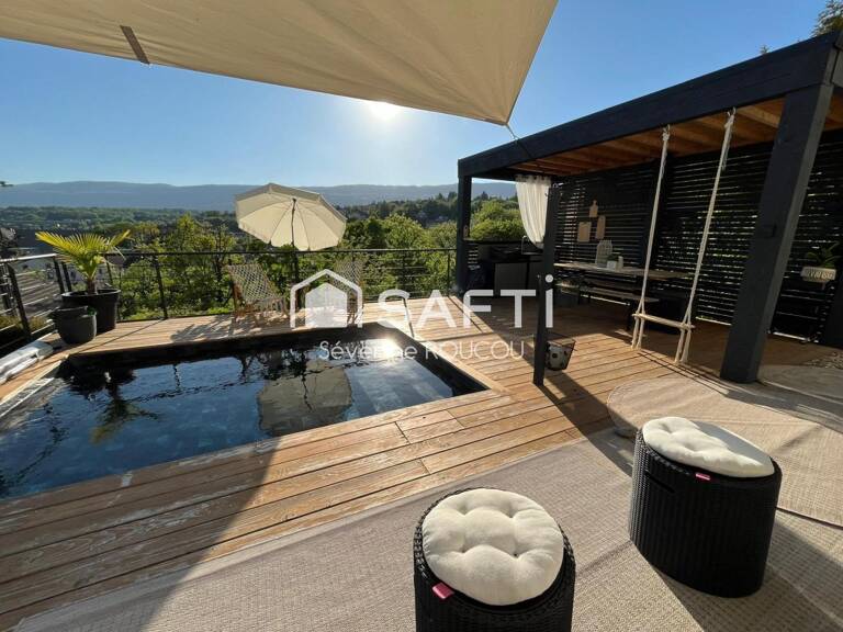 GRANDE PROPRIÉTÉ RARE À VALSERHÔNE  DOUBLE HABITATION INDÉPENDANTE  VUE PANORAMIQUE PLEIN SUD  IDÉAL FRONTALIERS — photo 1