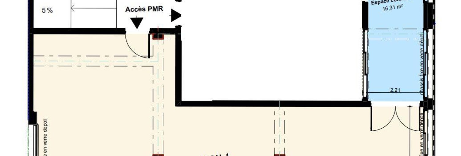 Commerce  119 m² à vendre à Lunel (34400)