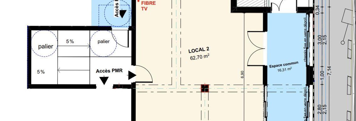 Commerce  62 m² à vendre à Lunel (34400)