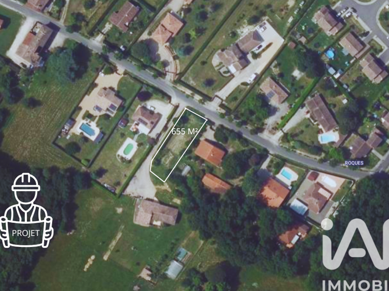 Vente Terrain à bâtir 655 m&sup2; — photo 1