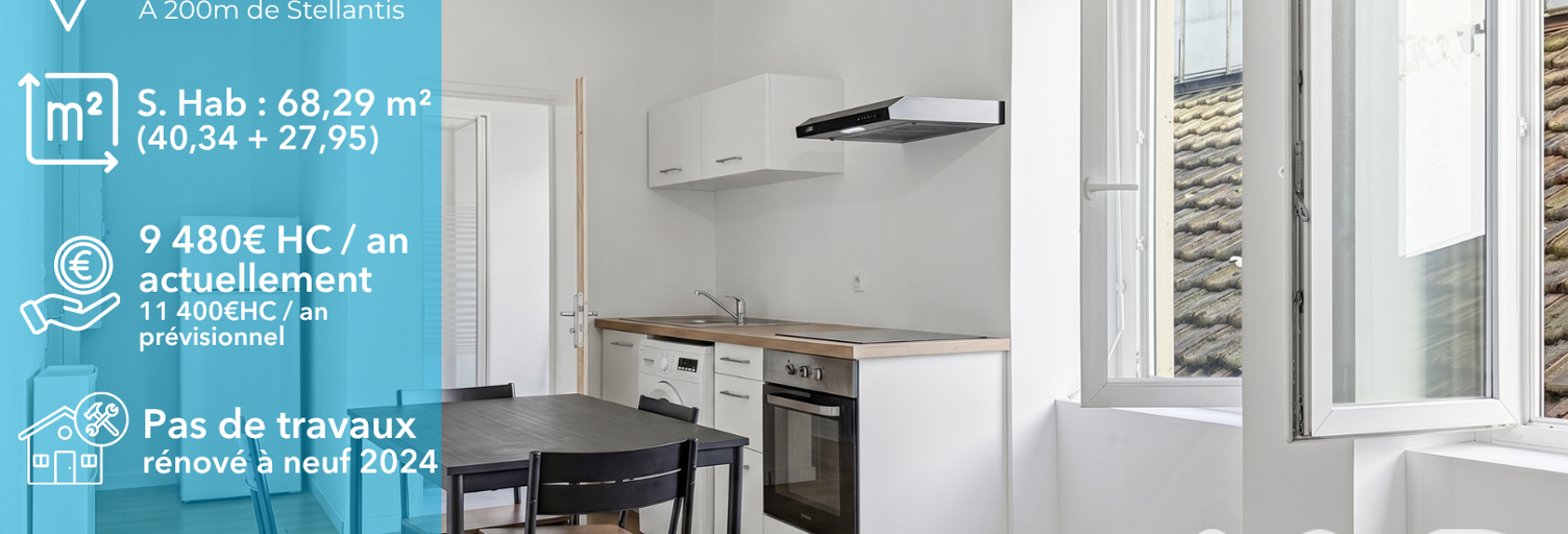 Appartement 2 Pièces 68 m² à vendre à Sochaux (25600)