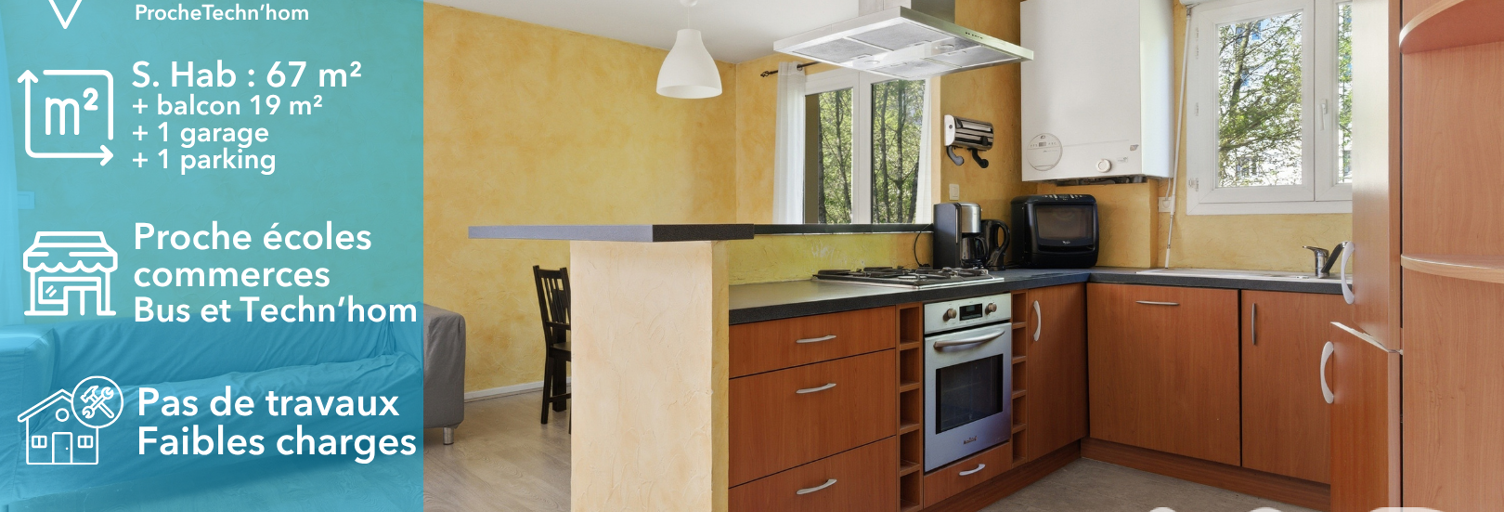 Appartement 3 Pièces 66 m² à vendre à Belfort (90000)