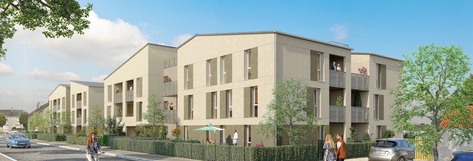 Appartement neuf T2, T3, T4 Pièce 39 à 82 m² à vendre à Saumur (49400)