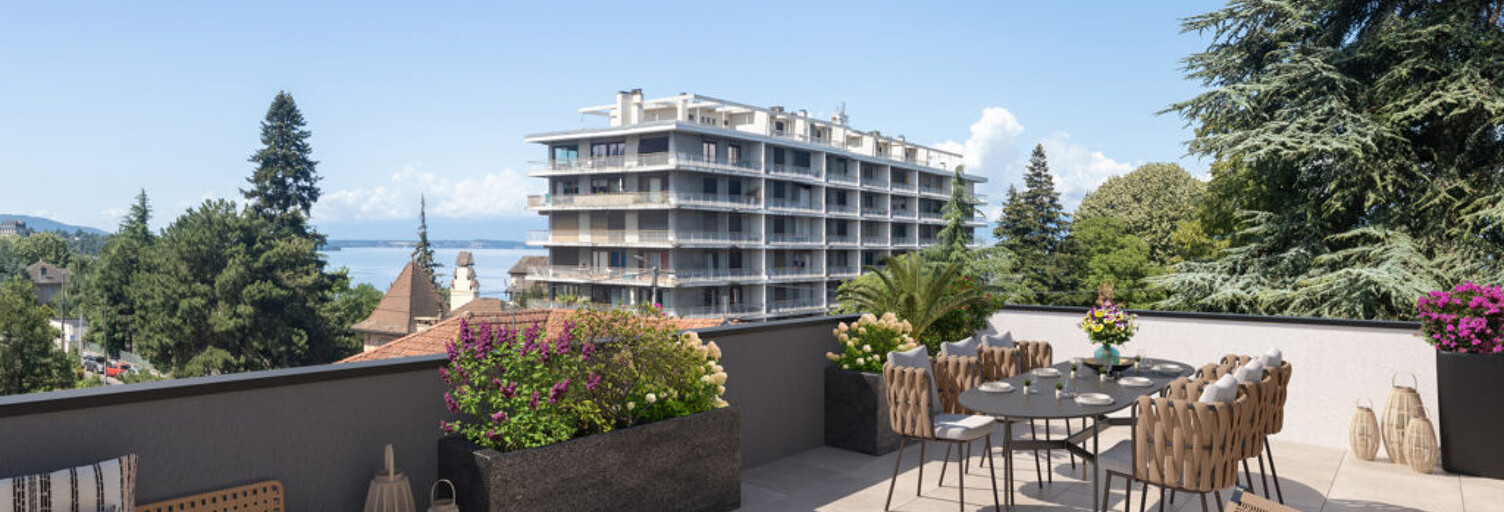 Appartement neuf T2, T3, T4, T5 Pièce 44 à 128 m² à vendre à Thonon-les-Bains (74200)