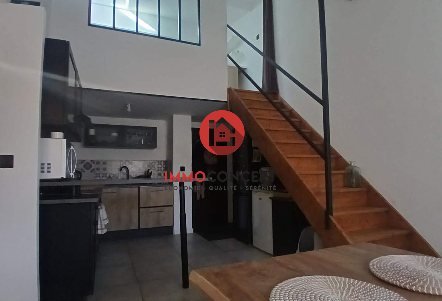 T2 en duplex dans résidence sécurisée avec ascenceur — photo 1