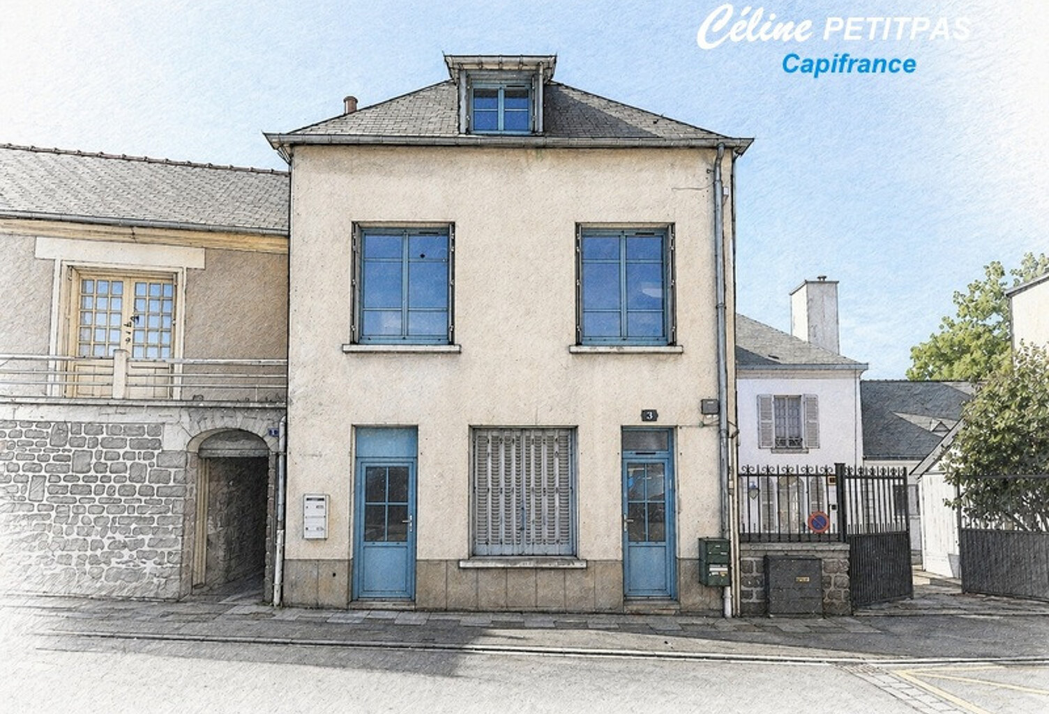 Appartement Duplex à vendre T3 – 63m² – 2ch - Centre-ville de Montfort sur Meu — photo 1