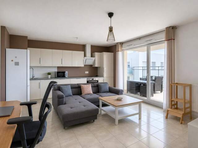 VENDU LOUÉ - 3 pièces de 63 m2, situé à Vaulx-en-Velin — photo du bien