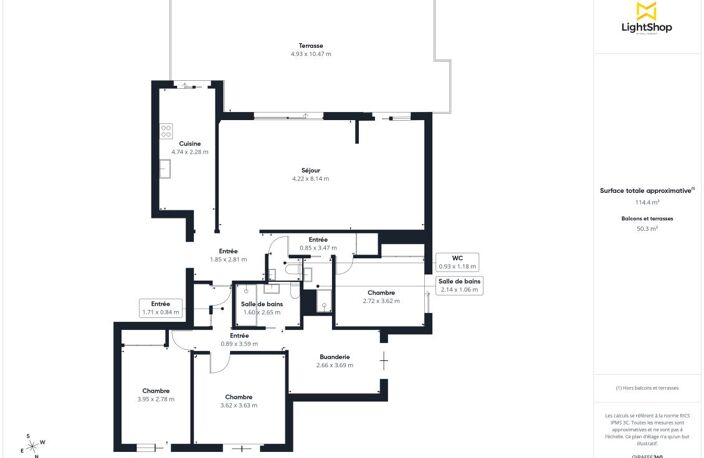 Rare! Comme une maison - Jardin 1050 m² - 2 parking - très bon état - Gare 5min voiture — photo 3