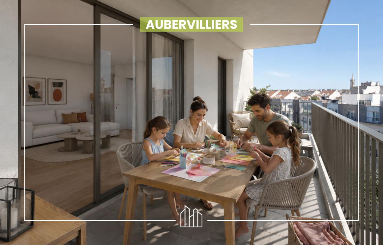Aubervilliers Appartement 3 pièces 58 m²