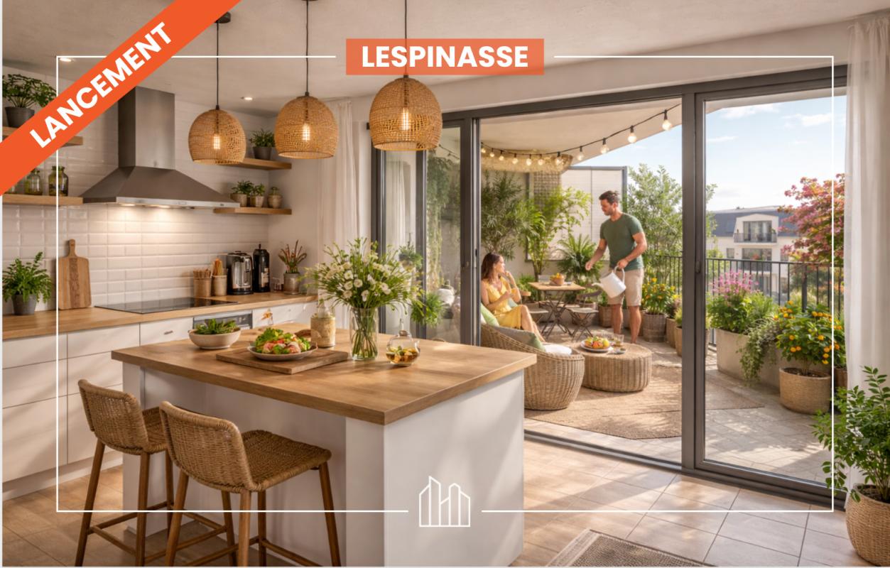 RÉSIDENCE JULES - PROX ÉCOLES  Appartement neuf Lespinasse 