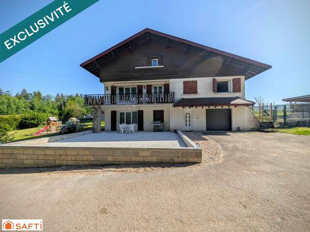Maison 150 m²  + appartement 70m²  Terrain 2 000 m²  St-Laurent-en-Grandvaux — photo du bien