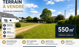 Terrain  550 m² à vendre à Clohars-Fouesnant (29950)