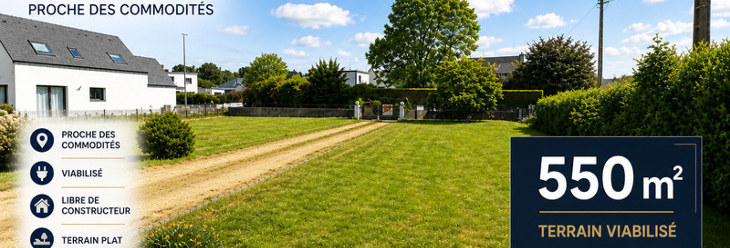 Terrain  550 m² à vendre à Clohars-Fouesnant (29950)