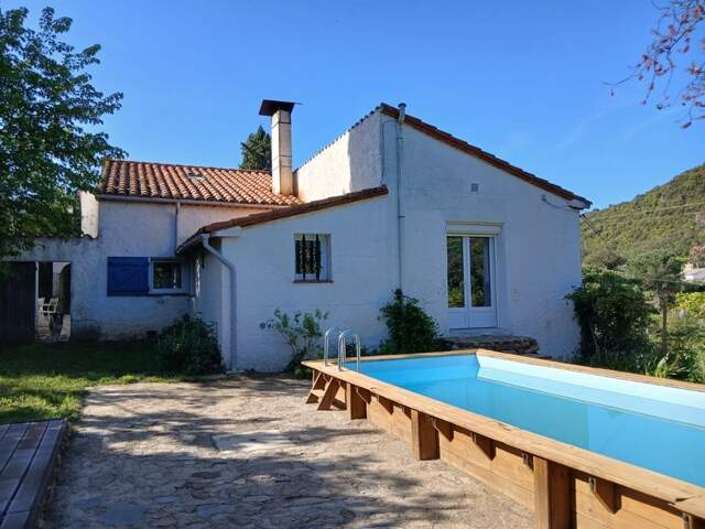 Dpt Pyrénées Orientales (66), à vendre REYNES, maison P6 de 136 m² sur terrain de 1.72 ha avec sous-sol et garage — photo du bien