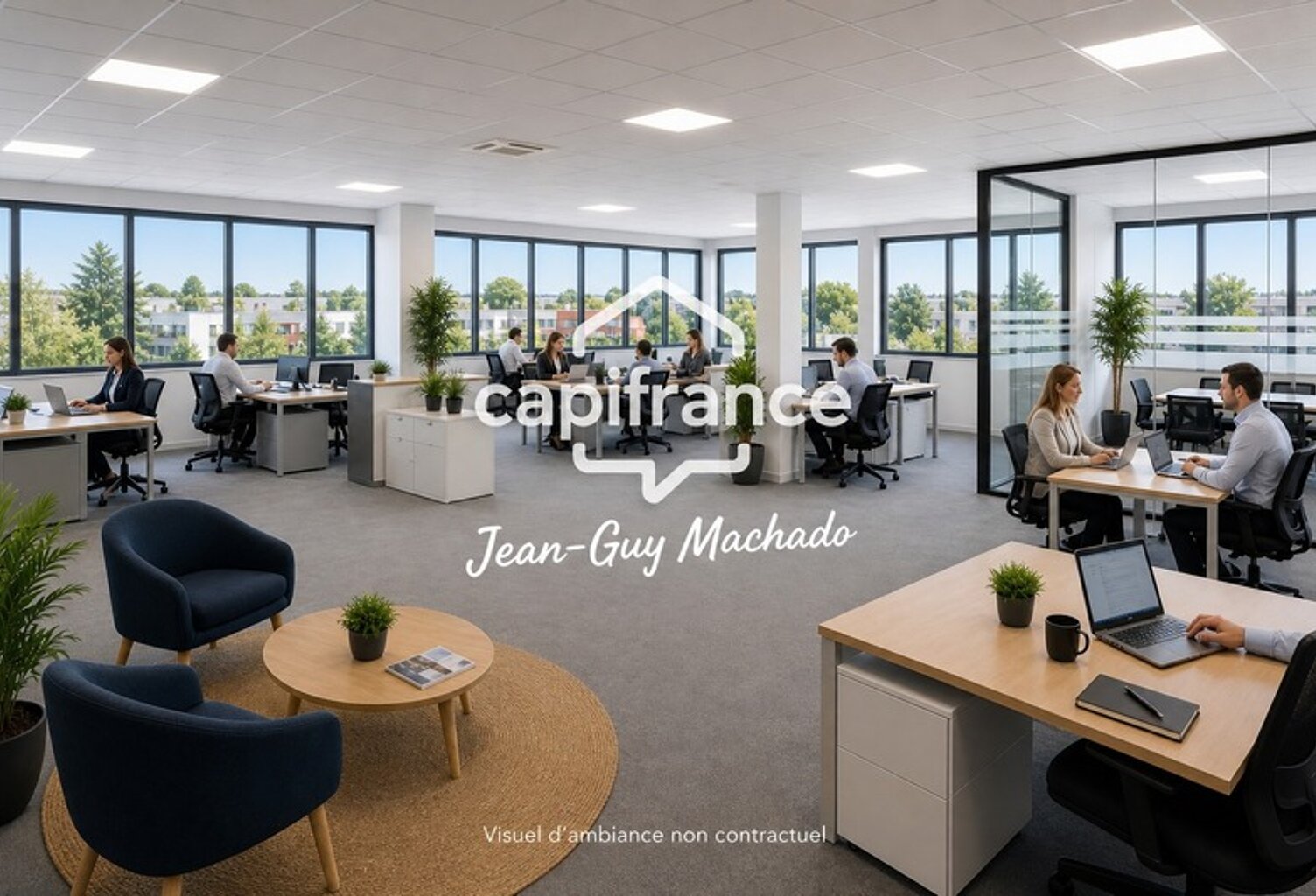 Bureaux idéal TPE services tertiaires à louer au nord de Toulouse — photo 1