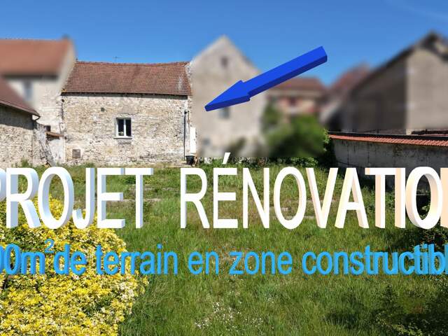 Grange à rénover de 90m2 environ avec 600m2 de terain en zone constructible — photo du bien