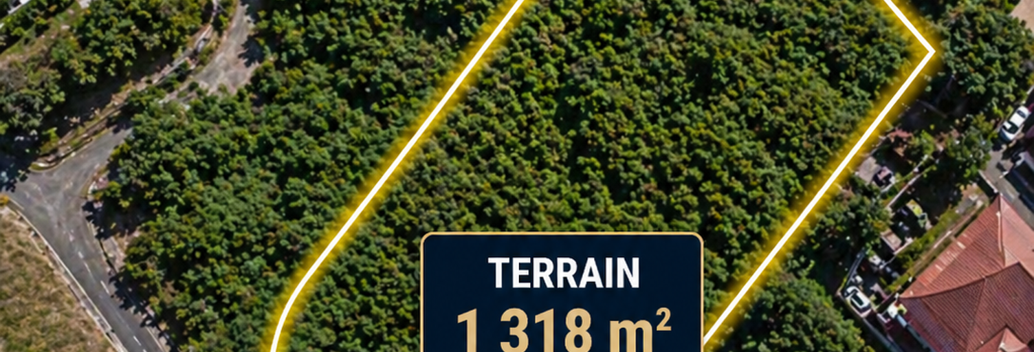 Terrain  1318 m² à vendre à Le Tampon (97430)