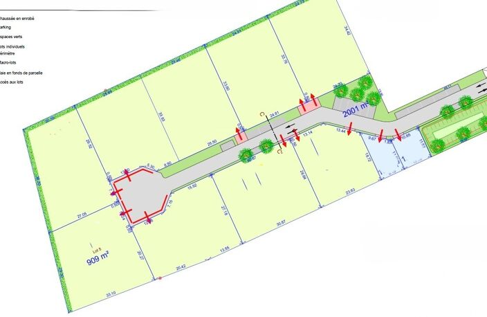Vente Terrain à bâtir 909 m&sup2; — photo 2