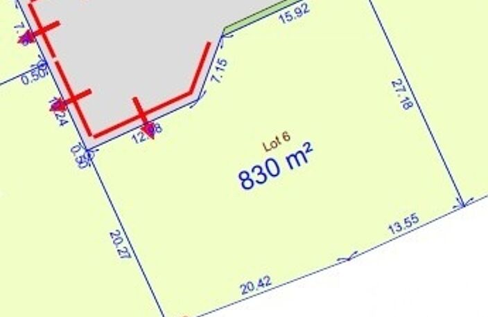 Vente Terrain à bâtir 830 m&sup2; — photo 5