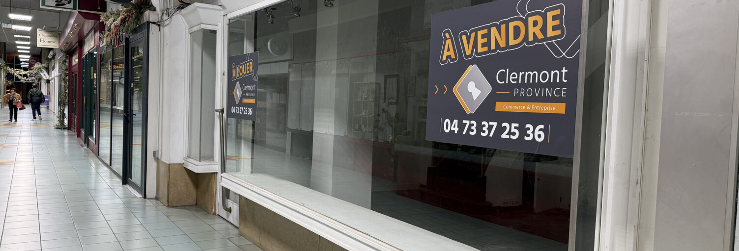 Commerce  50 m² à vendre à Clermont-Ferrand (63000)