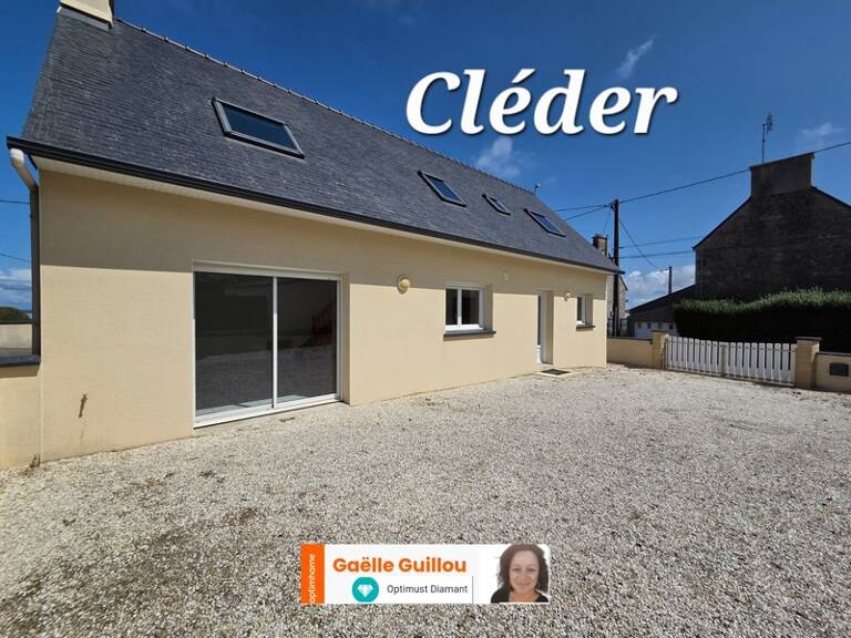 CLEDER : Maison traditionnelle de 108m² - vie de plain pied - Garage et jardin clos — photo 1