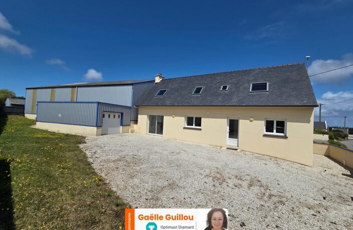 CLEDER : Maison traditionnelle de 108m² - vie de plain pied - Garage et jardin clos — photo 3