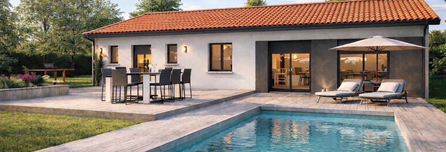 Maison 90 m² à construire La Brède (33650)