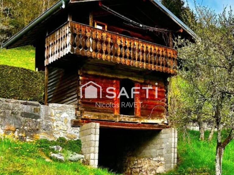 Mazot savoyard authentique avec terrain constructible — photo 1