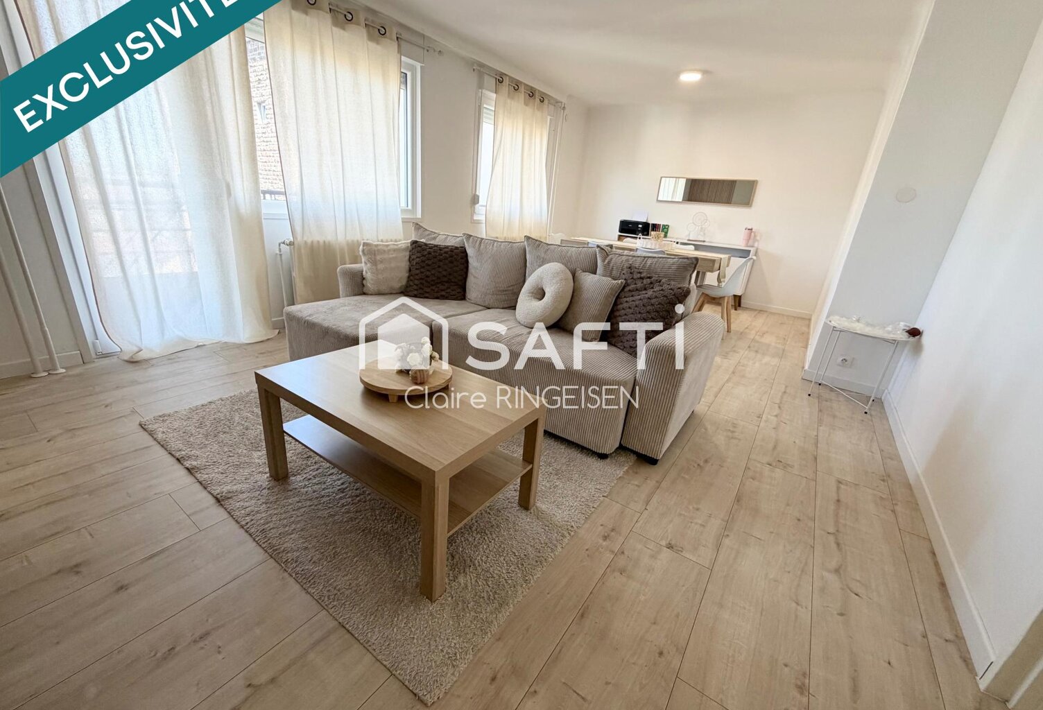Appartement rénové de 89m2 avec terrasse, cave et garage — photo 1