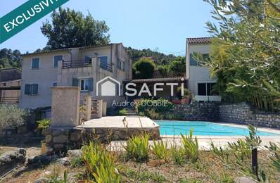 07140 Chambonas : Ensemble immobilier de 4 logements avce Piscine et chataigneraie — photo du bien