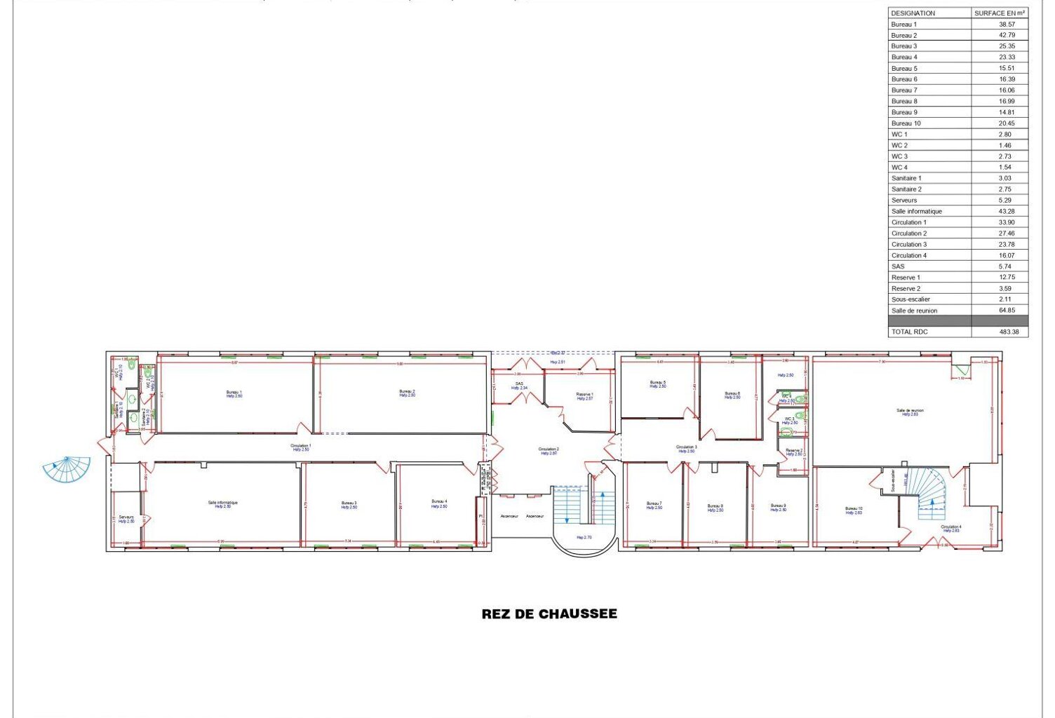 Location Bureaux 1 500 m&sup2; — photo 1