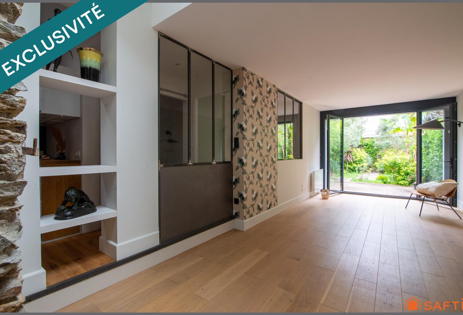 Maison rénovée avec jardin intimiste 3/4 pièces de 80 m2 100m2 au sol — photo 1