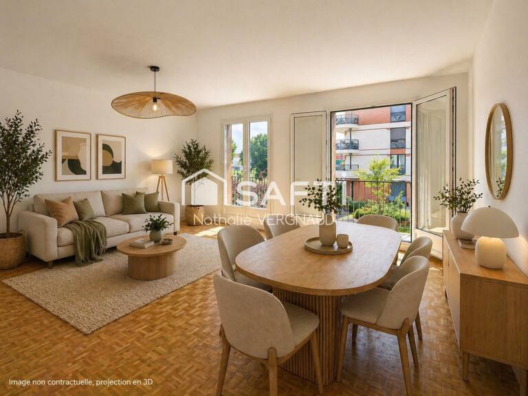 APPARTEMENT FAMILIAL LUMINEUX ET TRAVERSANT, 5P — photo 1