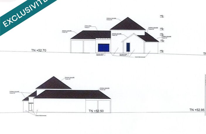 Terrain 2 790 m² arboré avec permis  Échemiré, cadre agréable — photo 2