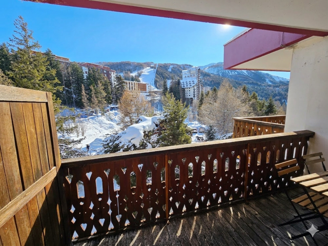 PRALOUP 1600 T2 sud vue pistes — photo du bien