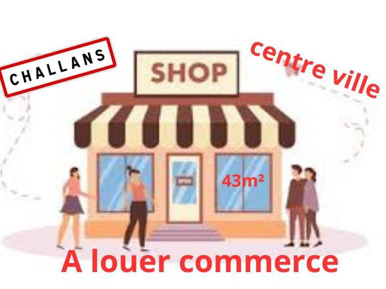 Location Boutique/Local commercial 43 m&sup2; — photo 1