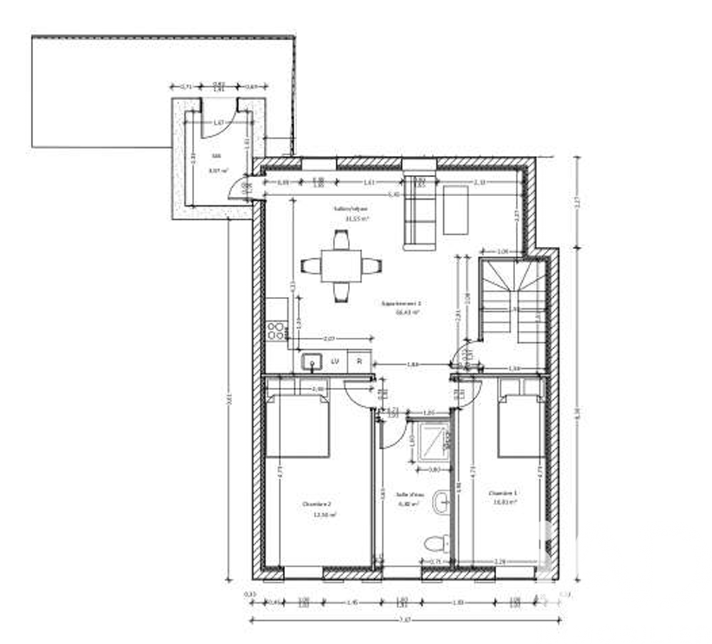 Vente Appartement 3 pièces - Photo 5