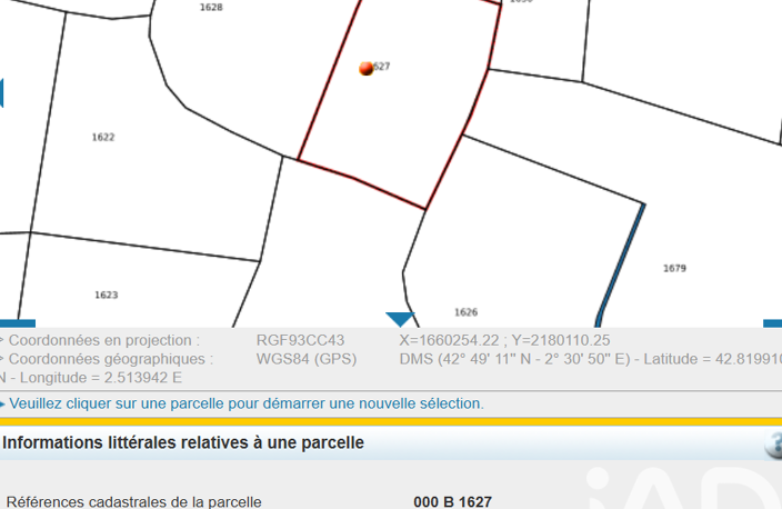 Vente Terrain agricole 2 695 m&sup2; — photo 3