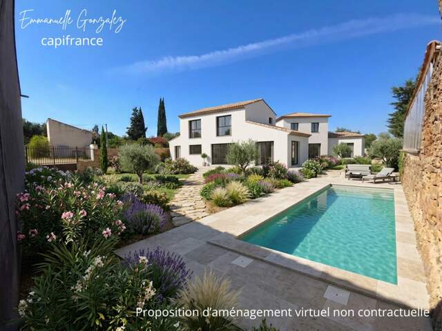 Terrain viabilisé constructible de 388 m² FOUZILHON (34) — photo du bien
