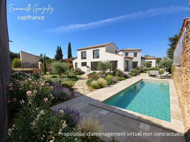 Terrain viabilisé constructible de 388 m² FOUZILHON (34) — photo 1