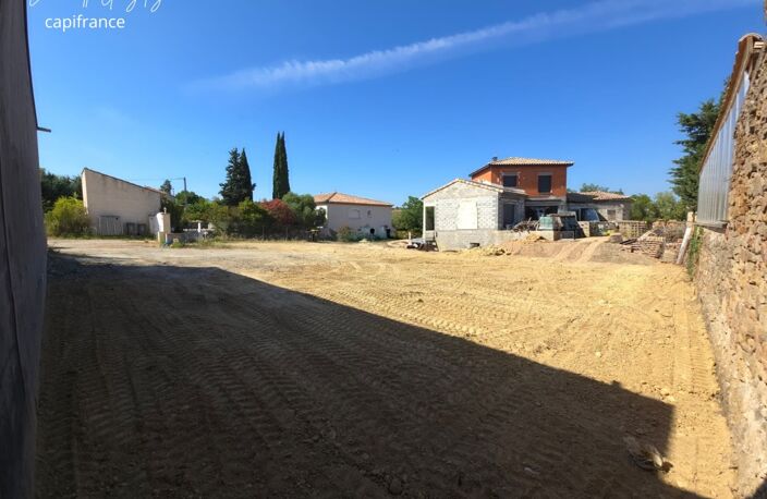 Terrain viabilisé constructible de 388 m² FOUZILHON (34) — photo 2