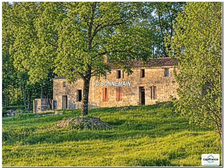 A vendre sur 1,14 Ha - Maison 1 à Réhabiliter 200 m² / Maison 2 Habitable Immédiat CHERMIGNAC (17) — photo 1