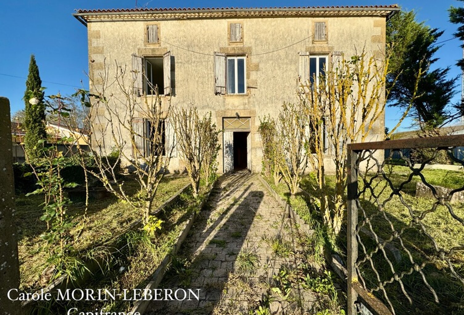 Maison en pierres, 5 pièces, garage et jardin — photo 1