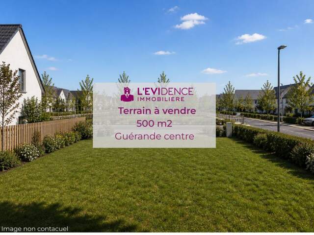 Centre Guérande Terrain À Vendre viabilisé et libre de constructeur — photo du bien