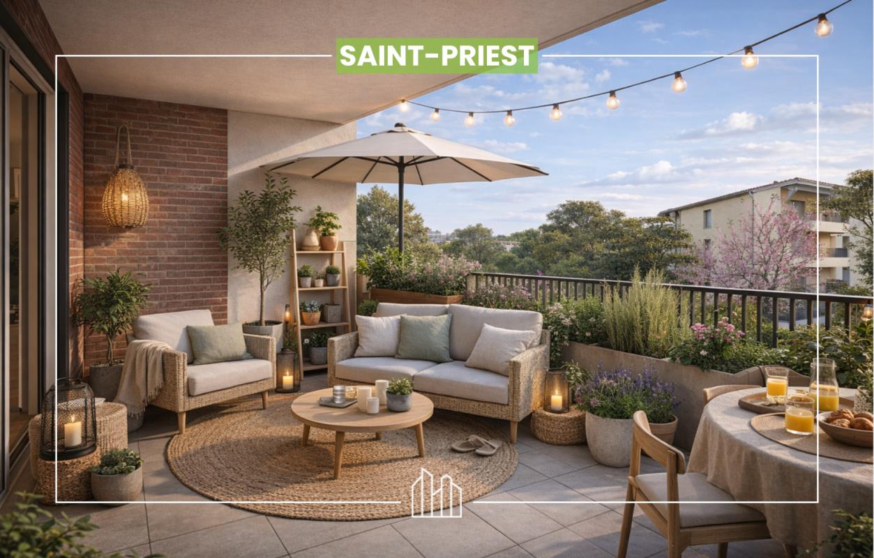 Appartement  T3 à vendre Saint-Priest 69800