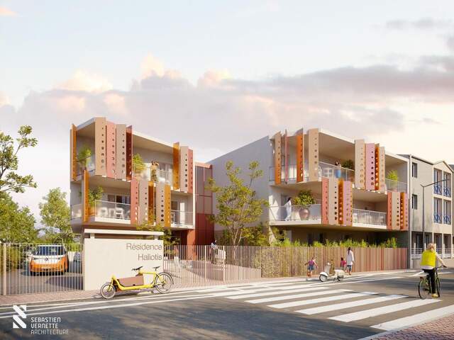 APPARTEMENT T3 NEUF EN VEFA - 60,2 m2 TERRASSE, PARKING ET ASCENSEUR — photo du bien